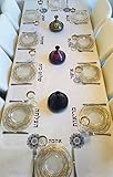 Jewish Blessings Ivory Tablecloth (55
