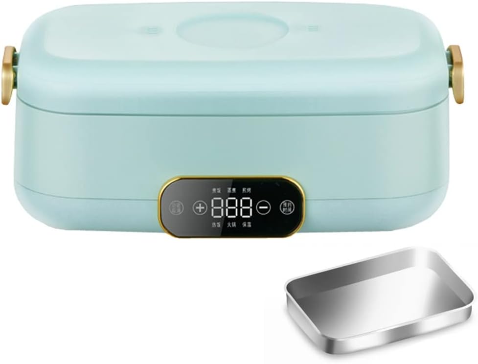 500W Rice Cooker Portable Cooking Pot Insulation Food Preserver Mini Frying Pan