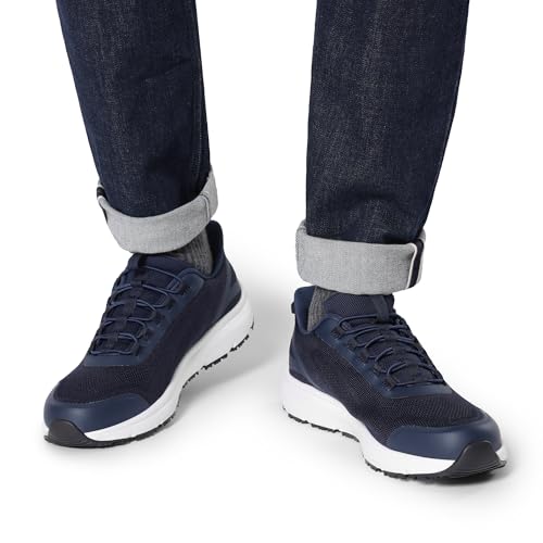 Image of Bruno Marc Men's Hands Free Non Slip Work Shoes, Water Resistance Restaurant Slip on Food Service Sneakers