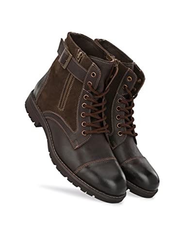 Image of Harrytech London High Ankle Leather Boots for Men