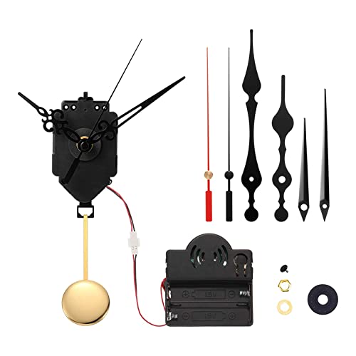 Image of Pendulum Clock Movement Mechanism Kits W / 3 Pairs Hands and Pendulum
