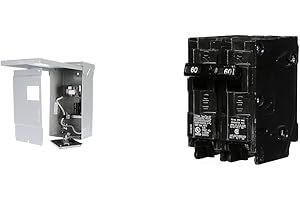 Siemens 60 Amp Spa Panel with Double Pole GFCI Circuit Breaker - W0408L1125SPA60 & Q260