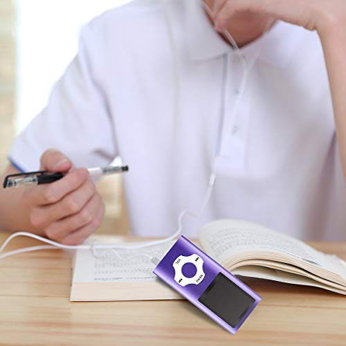 Wowsys- Digital, Compact And Portable Mp3 / Mp4 Player (Max Support 64 Gb) With Photo Viewer, E-Book Reader And Voice Recorder And Fm Radio Video Movie In Purple #TOP5
