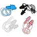 Noise Cancelling Ear Plugs with Cords 4 Pairs, Noise Reduction Soft Silicone Earplugs Waterproof Reusable Ear Plug for Sleeping, Snoring, Swimming, Study, High Fidelity Earplugs