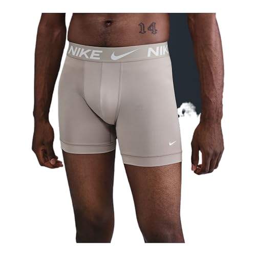 Nike Dri-FIT Essential Micro Men's Boxer Briefs (3-Pack) (KE1157-032, Ash)