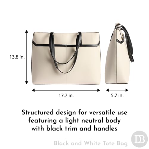 Deseret Book Temple Tote Black/White