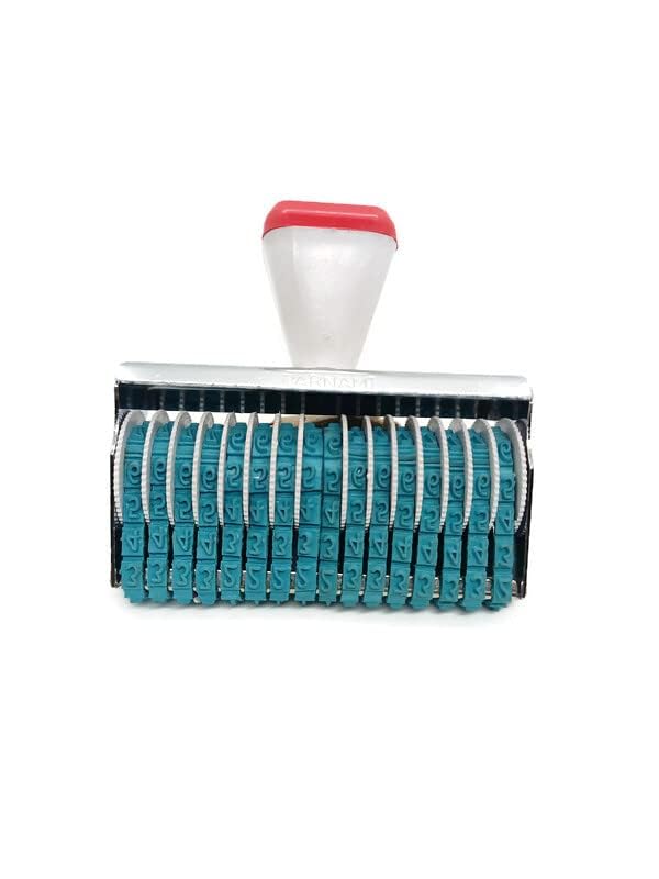 Numbering Stamp Date Stamp Numerals Design Rolling Stamp Rubber Office Band Numbering Stamp