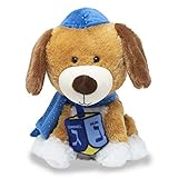 Cuddle Barn | Dreidel Pup 10' Funny Dancing Puppy Stuffed Animal Plush Toy for Kids | Celebrates Hanukkah in Blue Kippah or Yarmulke | Sings I Have a Little Dreidel