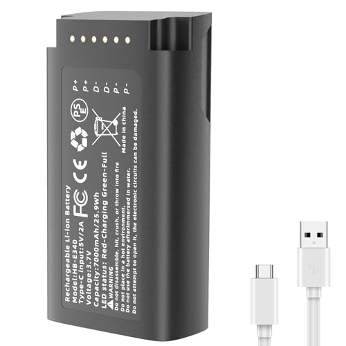SAPBJ Battery Replacement for eufy Security Video Doorbell E340 Rechargeable Lithium-ion Backup Battery with Type-C Charge Cable Upgraded 7000mAh Capacity
