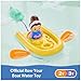 Ms. Rachel Official Row Your Boat Water Toy, Educational Bath Toys & Toddler Toys for Girls & Boys Ages 2-3+ Years