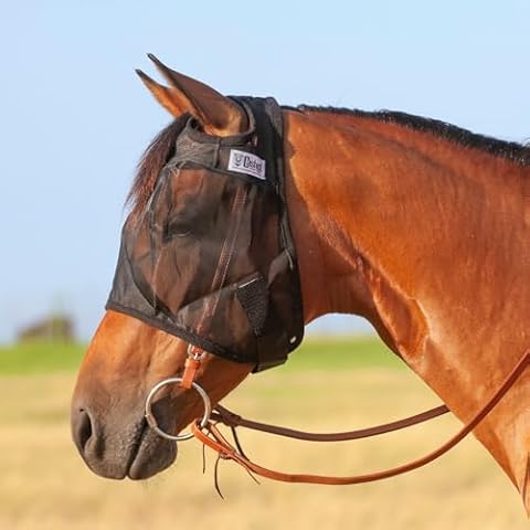 Cashel Quiet Ride Horse Fly Mask Cover