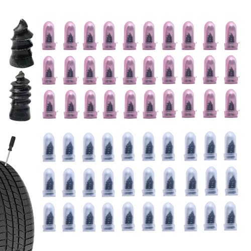 Qurbuns 60 PCS Tire Repair Rubber Nails, Rubber Vacuum Tire