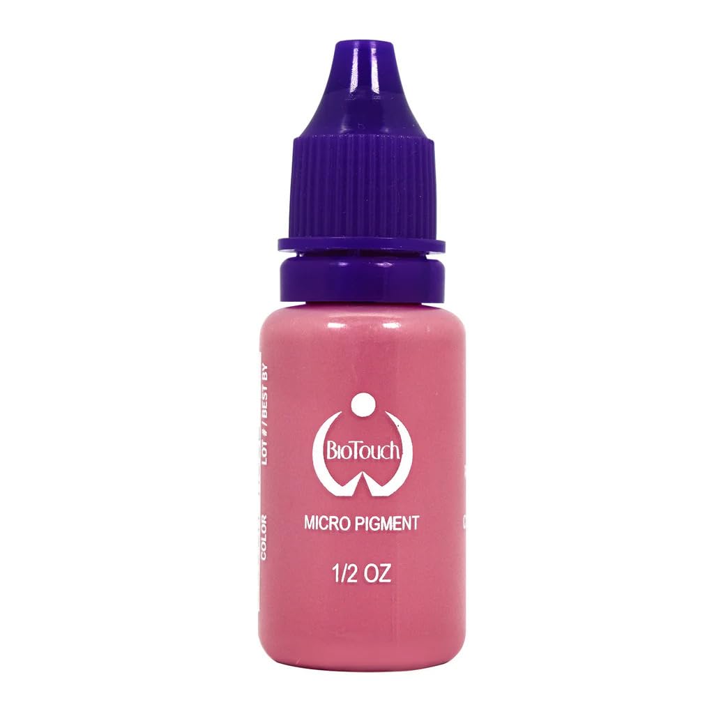 Biotouch Blush Rose Permanent Makeup Lip Pigment 15mL Bottle
