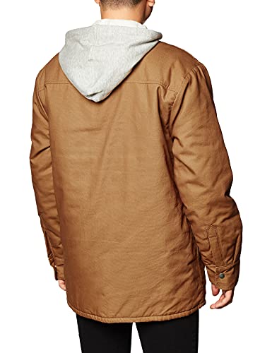 Image of Dickies Men's Relaxed Fit Icon Hooded Quilted Shirt Jacket