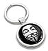Produktbild Biomar Labs® Schlüsselanhänger Metall Keyring Autoschlüssel Geschenk Metall-Schlüsselanhänger Schlüsselbund Edelstahl Anonymous Emblem, KK 158