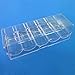 Meiliyizu 1 Rows 20 Pieces Chip Trays Chip Rack Chip Holder Chip Box For Professional Casino Game