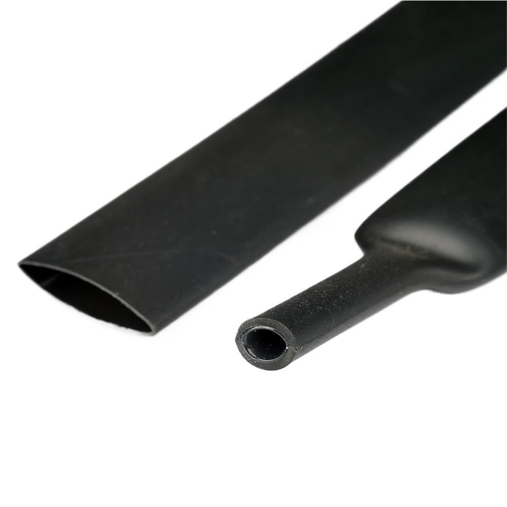 Guaina termorestringente impermeabile, Tubo termorestringente a doppia parete 4:1 con colla nera 2mm-120mm 1 metro(120mm)