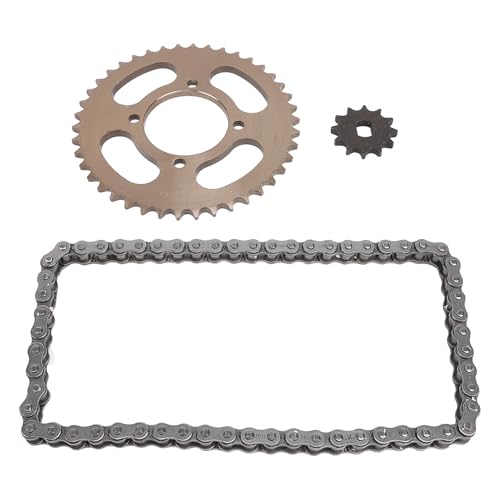 Kit chaîne 428 pignon 12T et couronne 42T idéal pour vos balades en moto