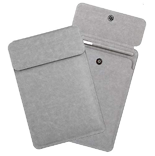 Oaky 9.7-10.5 inch PU Leather Sleeve Case Cover, iPad Air 1/2/3 iPad 9.7 2018 ipad pro 10.5 with Pencil Holder for iPad Air/Air 2,Samsung Galaxy Tab S3 S2 9.7/Tab A 10.1 PU Leather Protective (Grey) (B07HFQ5J7C) Amazon Price History, Amazon Price Tracker