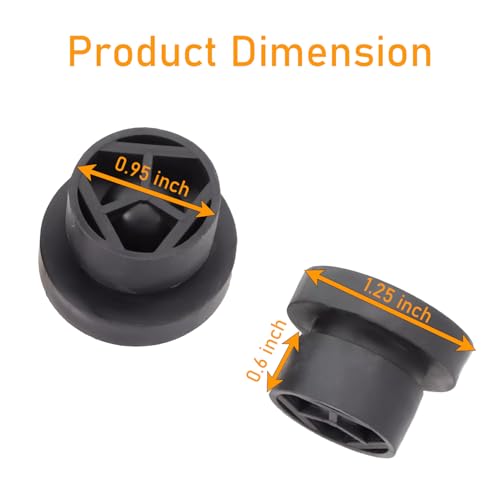 Image of 7M5Q-6D277-AA 4Pcs Engine Cover Rubber Grommet Engine Covers Trim Rubber Mount Grommet Bush Bump Compatible with Focus Kuga Mondeo Galaxy 2004-2014