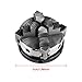Yctze Yctze 50mm Mini 4 Jaw Reversible SelfCentering Lathe Chuck K02-50 with M14 Thread Mount for Metal and Woodworking