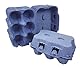 Ingbertson 10x Eierkartons blau für 6 Eier/Eierschachteln für Hühnereier ohne Aufdruck Eierpappen Eierhöcker Eierlagen Eierschachteln (10, für je 6 Eier, Blau)