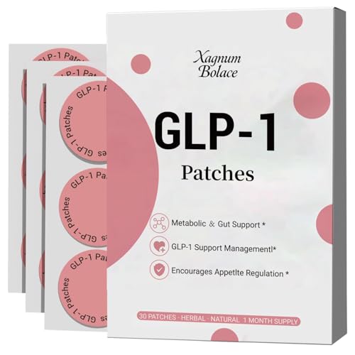 Xagnum Bolace Berberine Patches with L Glutamine and Cinnamon, Natural Ingredients Patches for Women and Men - 30 C