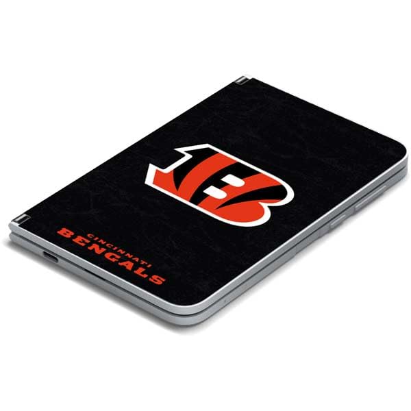 Skinit Tablet Decal Skin Compatible with Surface Duo - Officially Licensed NFL Cincinnati Bengals - Distressed Design