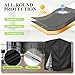 Letsteel Squat Rack Cover with Waterproof Zipper, Protective Cover for Power Cage/Weight Lifting Rack/Weight Cage/Power Racks for Home Gym Equipment Storage-Indoor & Outdoor Use, 64
