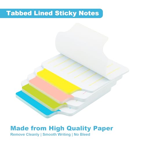Papier blanc ligné en intercalaire repositionnable pour organiser vos cours et révisions - 3