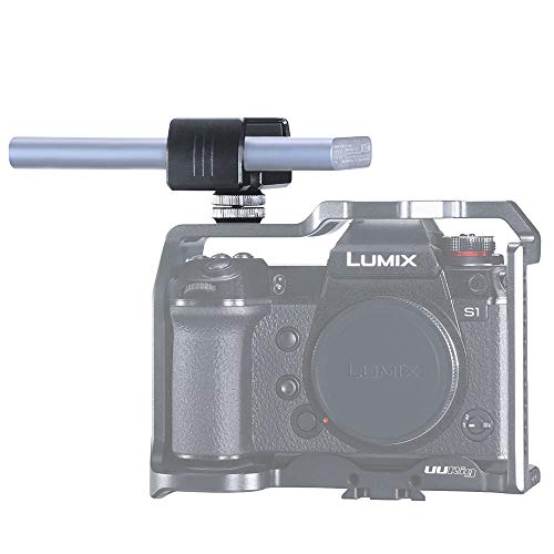 Sutefoto R010 Klemmhalterung für Power Bank Kompatibel für Sony A6400, A7R III Vlog Kameragehäuse, mit 1/4" Schraubloch, Adapter für Kaltschuhmontage, Telefonhalterung