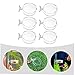 COLLBATH 6pcs Acrylic Fish Feeders with Cups Fish Tank Food Holders for Easy Feeding and Aquarium Maintenance for Shrimp