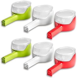 Turbo Plus Clip Seal and Pour Bag Clip 6 Piece Set
