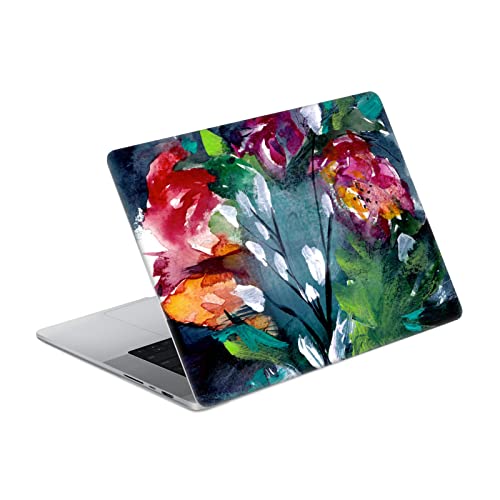 Autocollant vinyle MacBook Pro 16 A2485 anti rayure jardin floral