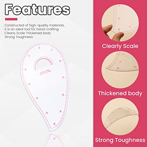 Snapklik.com : Armhole Ruler, French Curve Ruler For Pattern Making ...