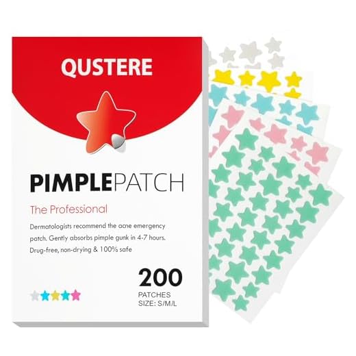 QUSTERE Hydrocolloid Acne Pimple Patches