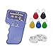 Riversmerge Handheld 125khz Copier RFID Smart ID Card Duplicator Used for T5577 or EM4305+5pcs T5577 NO.3 Keychains +5 T5577 3M Sticker Coins