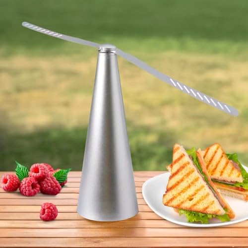 Espanta Mosca Repelente de Insetos Para Churrasco Jantar Almoço Ventilador