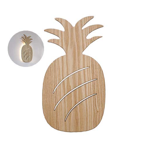 Lámpara de noche dormitorio Luz de La Pared, Nórdicos Modernos Niños de Madera de La Lámpara de Pared, Decorativo de Pared LED Linterna Lámpara de Pared, La Pared de Luz Lindo Accesorio, El Monte Luz Cover