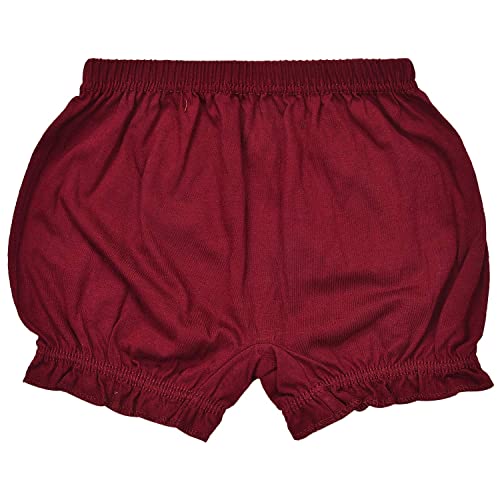 Image of Plain and Print Cotton Inner Wears Bloomer Briefs Panties for Girl | Ladies Boyshorts Drawer for Girls | Girls Underwear Combo Pack of 6