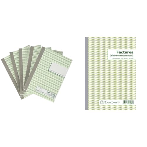 Exacompta - Réf. 3240SE - Lot de 5 manifolds quadrillés