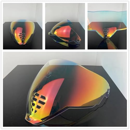 Visière ICON AIRFLITE casque moto écran Revo Clear Red pour balade