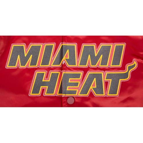 Chaqueta Pro Standard NBA Satin Jacket de chenilla roja L 7