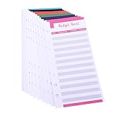 Inserts de budgétisation - ils sont faciles à transporter et à placer, simples à utiliser apportent plus de commodité, papier de planification budgétaire
