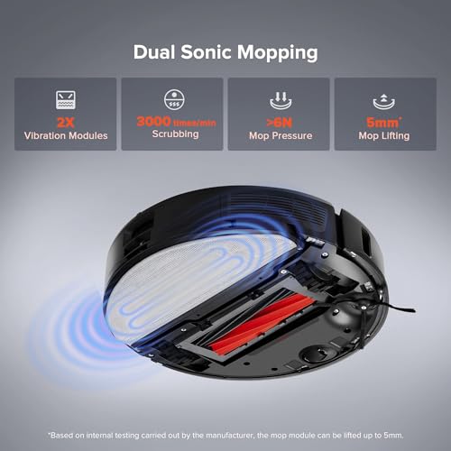 Image of roborock S8 Pro Ultra Robot Vacuum and Mop, Auto-Drying, Self-Washing, Liftable Dual Brush & Sonic Mop, 6000Pa Suction, Self-Refilling, Self-Emptying, Obstacle Avoidance, Black (Renewed)