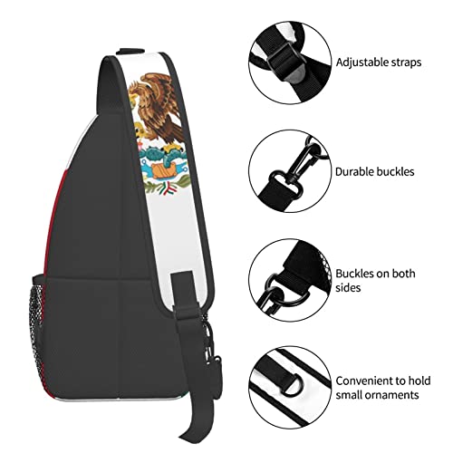 Mochila Sling Unisex Color Negro miniatura 6