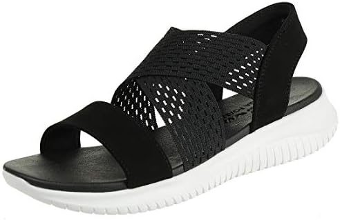 Skechers Women's Ultra Flex-Neon Star Fashion Sandals