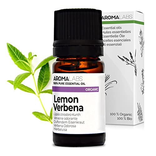 Verbena Odorante BIO (Aloysia citriodora) - 5 mL - Aceite Esencial Quimiotipado y Certificado AB - Aroma Labs