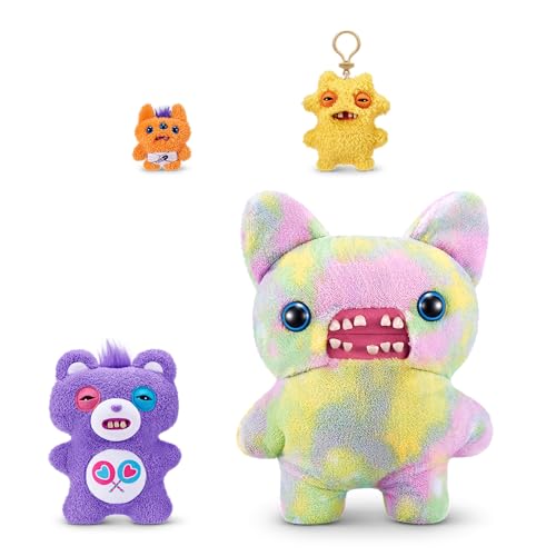 Fuggler Glücksbärchis 23 cm Plüschtier (Share Bear) von ZURU – Funny Ugly Monster Kuscheltier mit menschenähnlichen Zähnen… – Ansicht 9