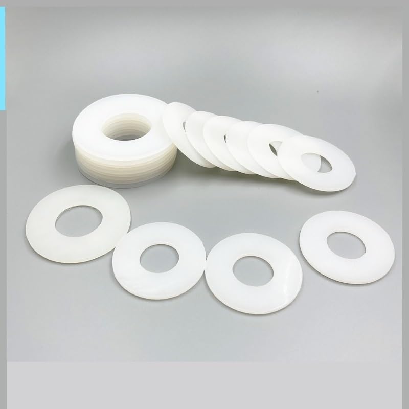 10pcs High-Temperature Resistant White Silicone O Ring Seal Washers - for Plumbing, Machinery, and Electronics(20 x 30 x 2mm)